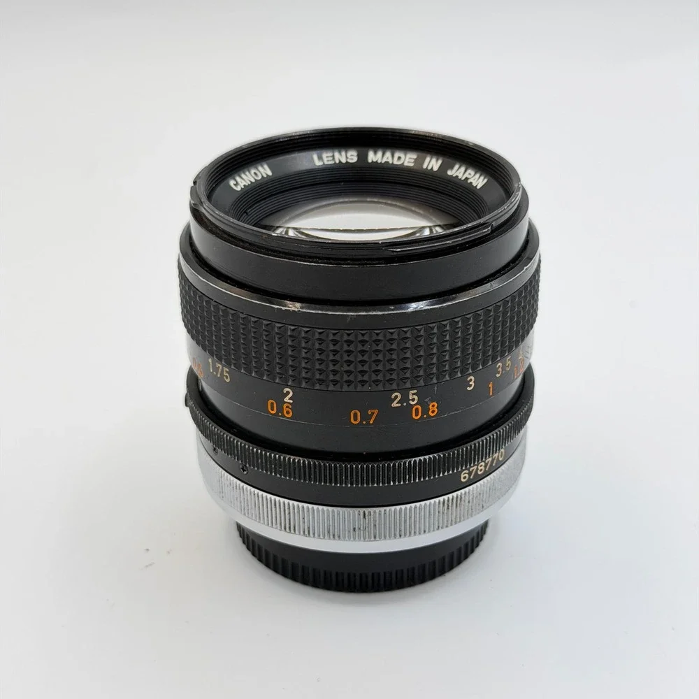 Canon FD 50mm f1.4 SSC Prime Lens Manual Focus SLR Breech Lock Made in Japan